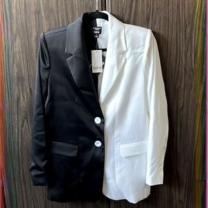 🖤🤍 Contrasting Women’s Blazer 🤍🖤